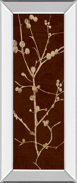 Mirrored Frame Branching Out Ii By Diane Stimson 18X42 Mirror Frame Print
