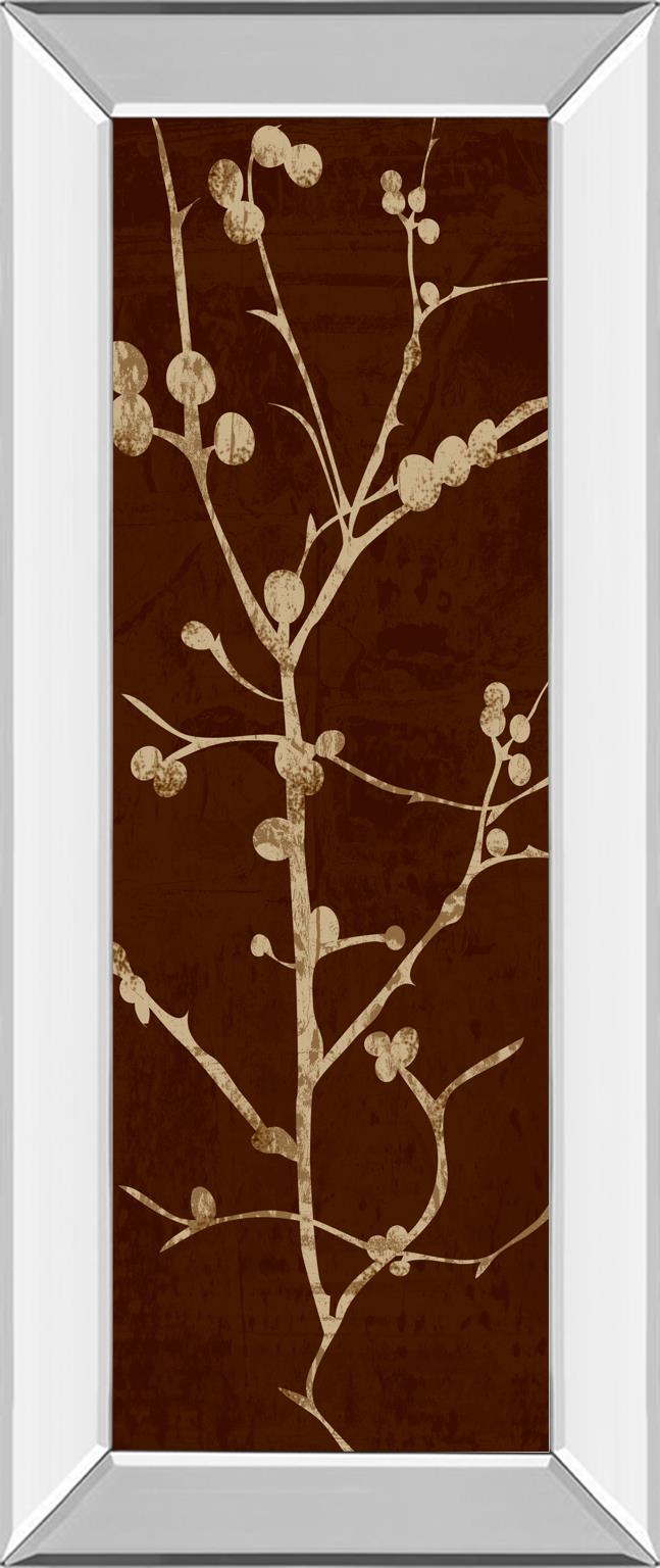 Mirrored Frame Branching Out Ii By Diane Stimson 18X42 Mirror Frame Print