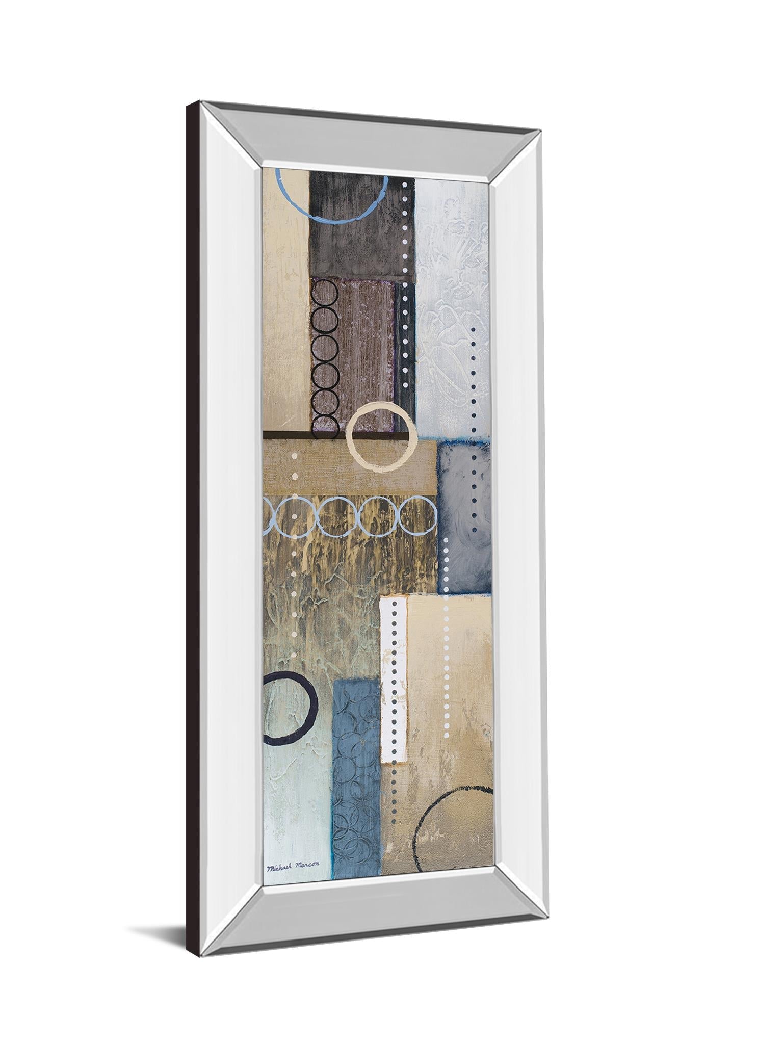Mirrored Frame Color Of Rain I By Michael Marcon 18X42 Mirror Frame Print