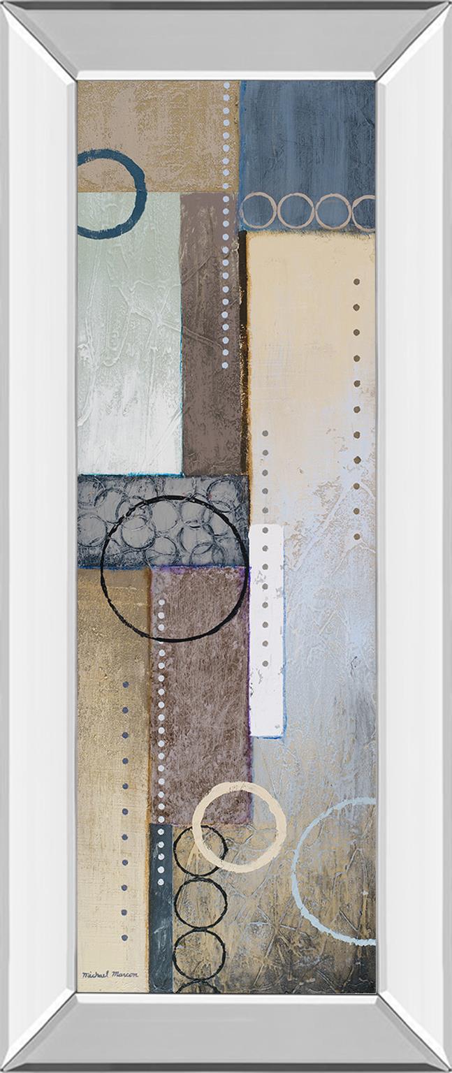 Mirrored Frame Color Of Rain Ii By Michael Marcon 18X42 Mirror Frame Print