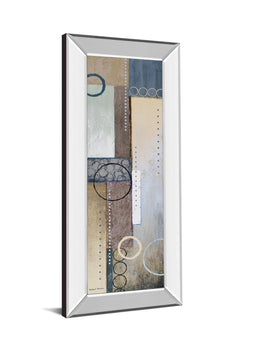 Mirrored Frame Color Of Rain Ii By Michael Marcon 18X42 Mirror Frame Print