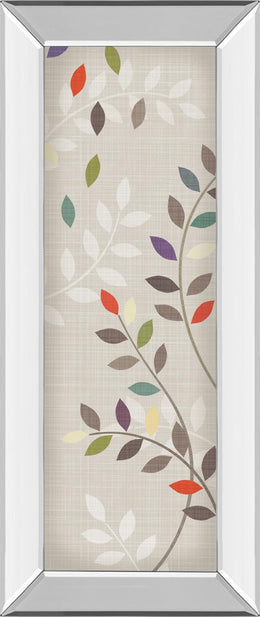 Mirrored Frame Leaflets By Tandi Venter 18X42 Mirror Frame Print