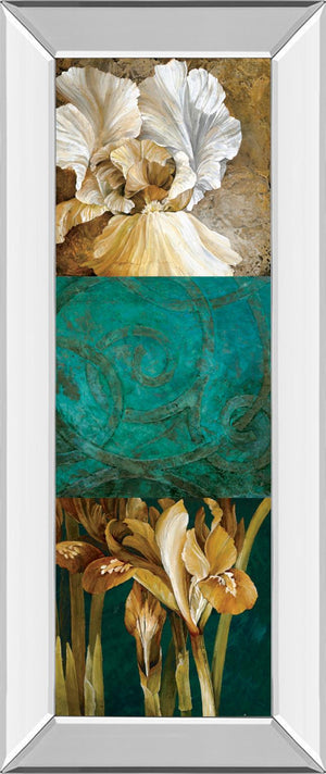 Mirrored Frame From My Garden Ii By Linda Thompson 18X42 Mirror Frame Print