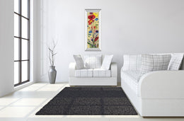 Mirrored Frame Wildflower I By Jennifer Zybala 18X42 Mirror Frame Print