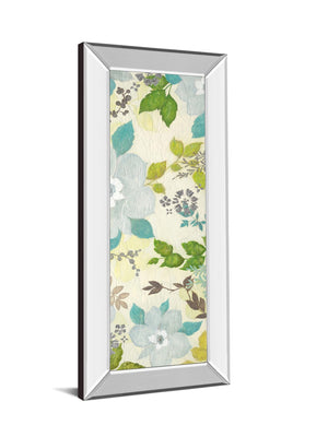 Mirrored Frame Fragrant Garden Ii By Tava Studios 18X42 Mirror Frame Print