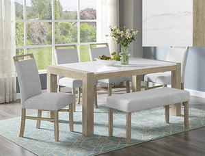 Dune Genuine Marble Dining Sets
