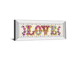 Mirrored Frame First Love By Tom Frazier 18X42 Mirror Frame Print