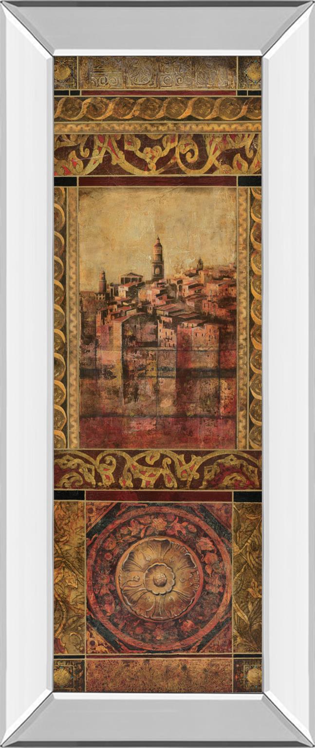 Mirrored Frame New Enchantment Ii By Douglas 18X42 Mirror Frame Print