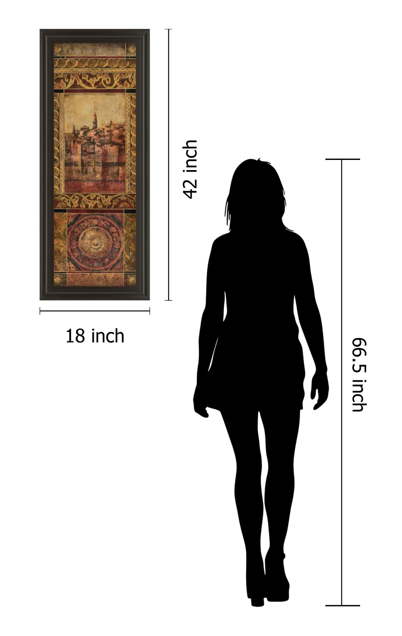 New Enchantment Ii By DouglasÂ  18X42 Framed Print