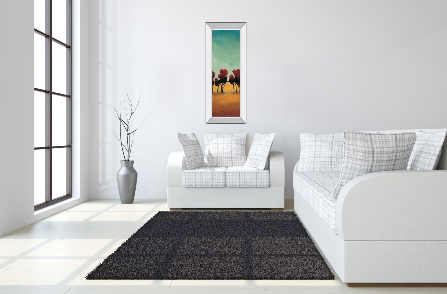 Mirrored Frame A New Day Ii By Angelina Emet 18X42 Mirror Frame Print