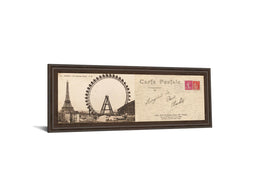 Lettre De Paris Ii By Wild Apple Graphics 18X42 Framed Print