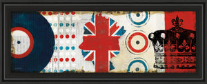 British Invasion I By Mo Mullan 18X42 Framed Print