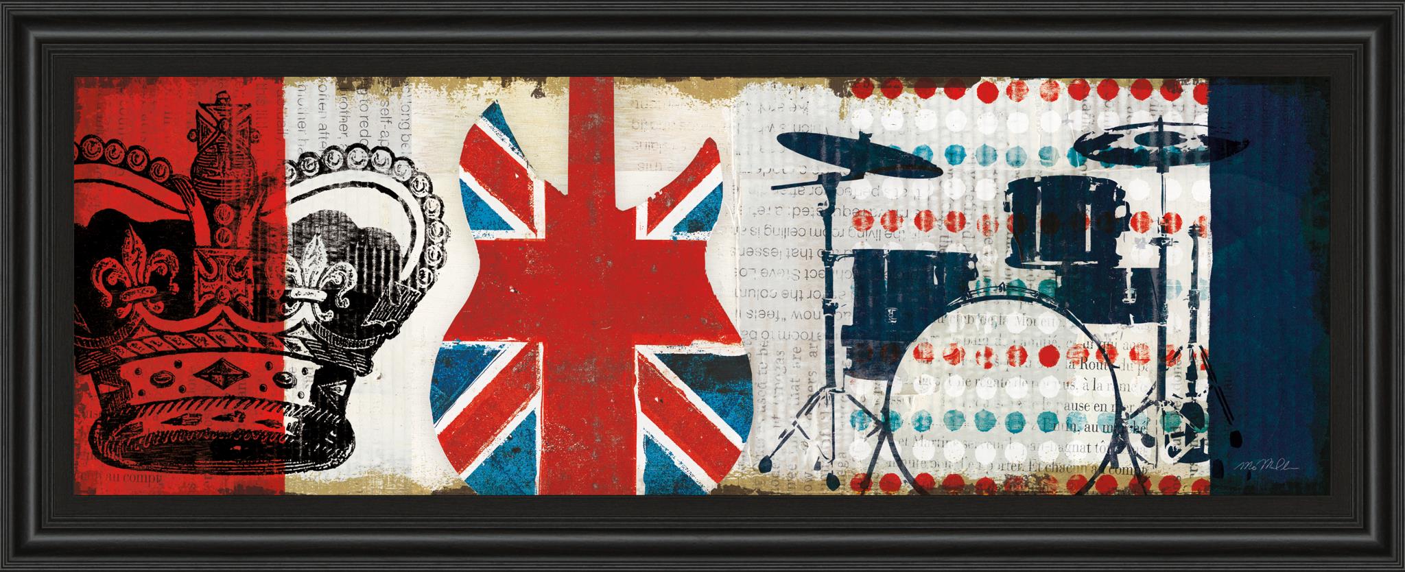 British Invasion Ii By Mo Mullan 18X42 Framed Print