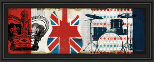 British Invasion Ii By Mo Mullan 18X42 Framed Print