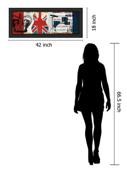 British Invasion Ii By Mo Mullan 18X42 Framed Print