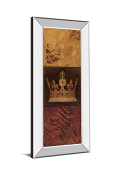 Mirrored Frame Pegal Panel I By Avery Tillmon 18X42 Mirror Frame Print