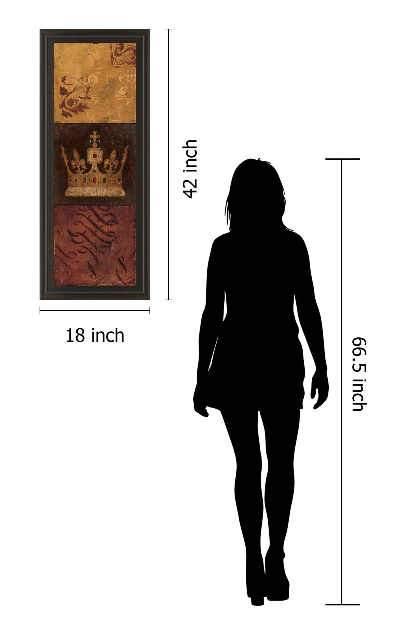 Pegal Panel I By Avery Tillmon 18X42 Framed Print