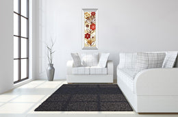 Mirrored Frame Floral Pop Panel Ii By Mo Mullan 18X42 Mirror Frame Print