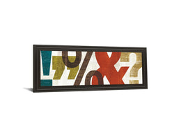 Punctuated Ii By Micheal Mullan 18X42 Framed Print