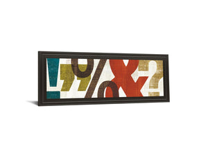 Punctuated Ii By Micheal Mullan 18X42 Framed Print