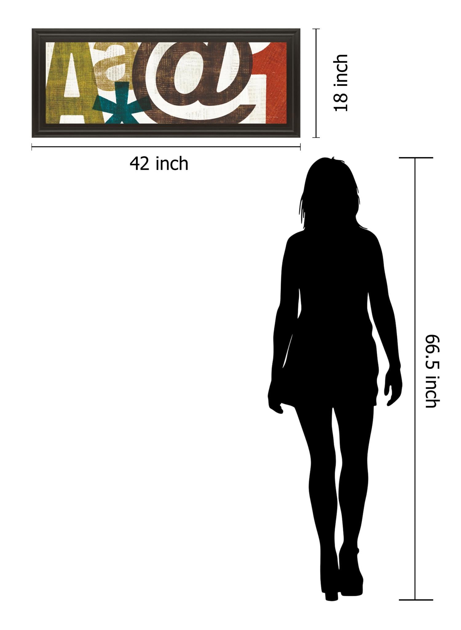 Punctuated Iii By Micheal Mullan 18X42 Framed Print