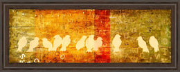 Reunion By Patricia Pinto 18X42 Framed Print