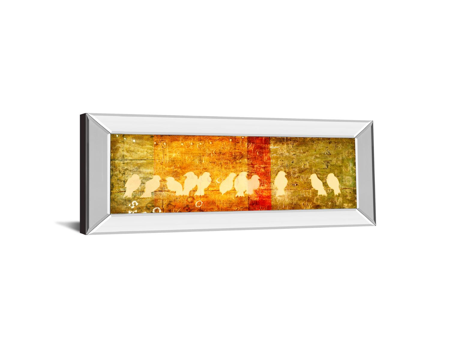 Mirrored Frame Reunion By Patricia Pinto 18X42 Mirror Frame Print