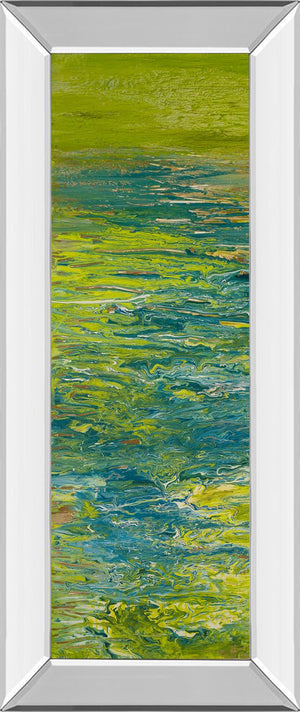 Mirrored Frame The Lake Ii By Roberto Gonzalez 18X42 Mirror Frame Print