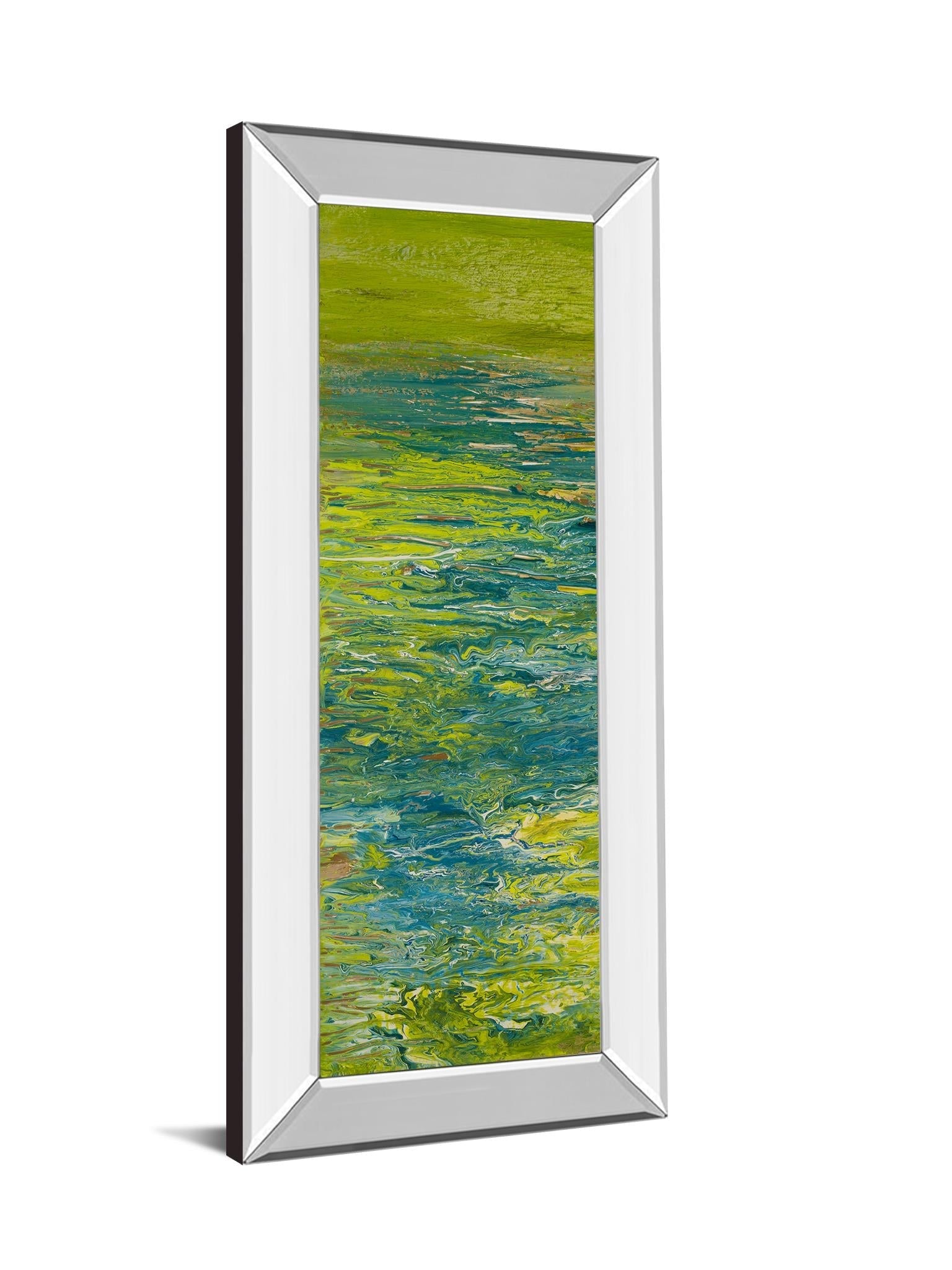 Mirrored Frame The Lake Ii By Roberto Gonzalez 18X42 Mirror Frame Print