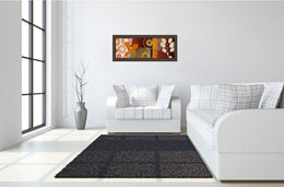 Fall Leaf Panel I By Michael Marcon 18X42 Framed Print