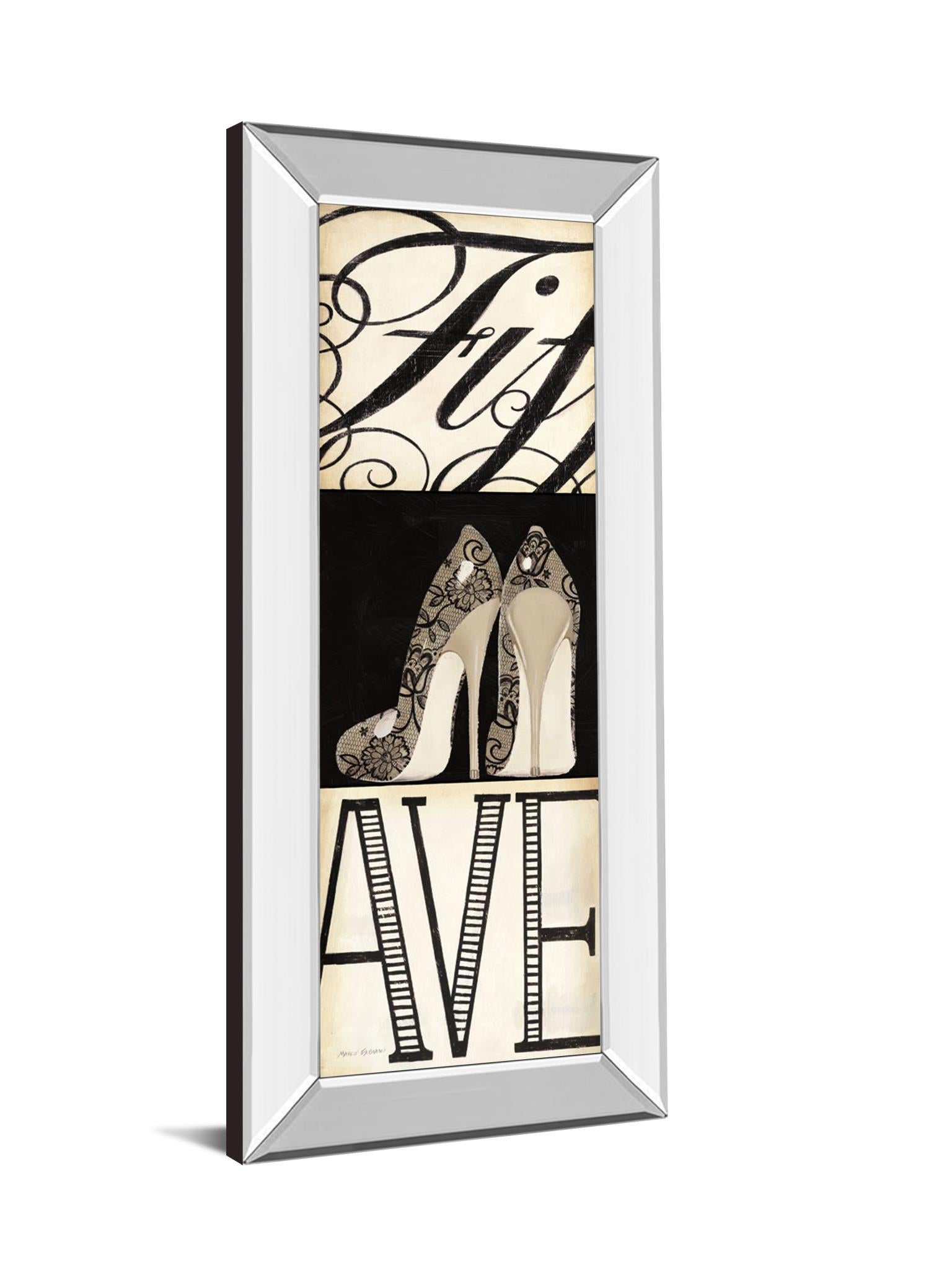 Mirrored Frame Fifth And Madison Iii  By Marco Fabiano 18X42 Mirror Frame Print