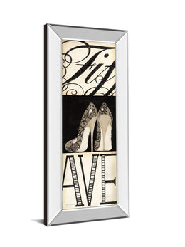 Mirrored Frame Fifth And Madison Iii  By Marco Fabiano 18X42 Mirror Frame Print