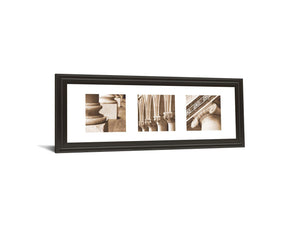Architectual Triptych I By Tony Koukos 18X42 Framed Print