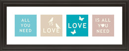 Words Of Kindness Ii By The Vintage Collection 18X42 Framed Print