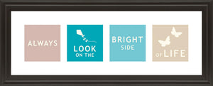 Words Of Kindness I By The Vintage Collection 18X42 Framed Print