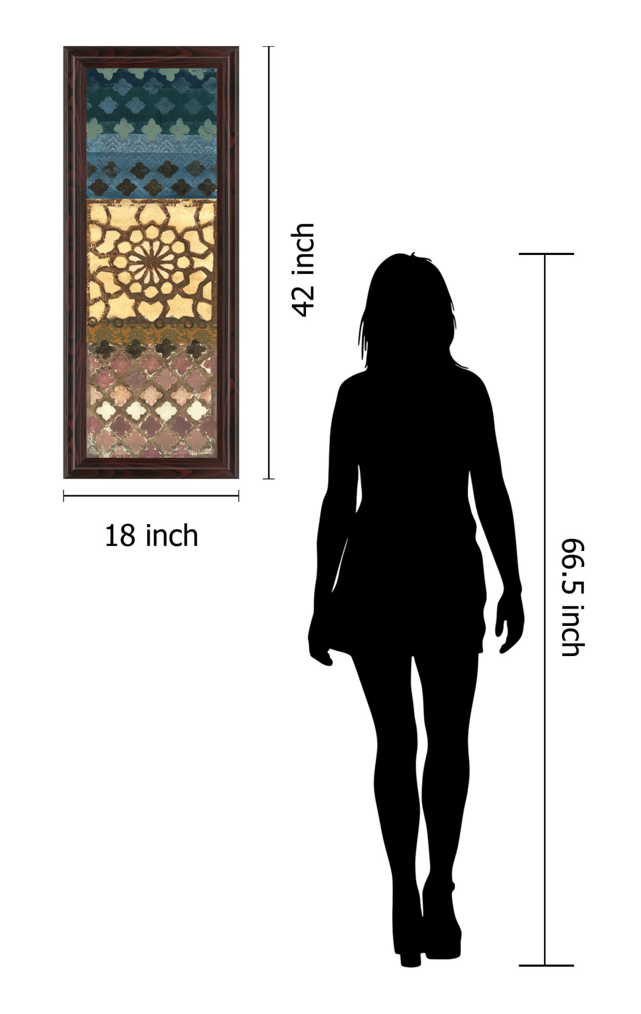 Sandalwood Summer Ii By Jeni Lee 18X42 Framed Print