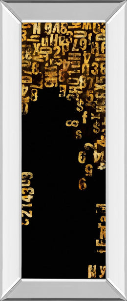 Mirrored Frame Stock Ii By Erin Ashley 18X42 Mirror Frame Print