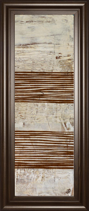 White Stripes Ii By Natalie Avondet 18X42 Framed Print