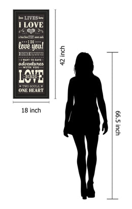 L-O-V-E Iii  By Pela Studio 18X42 Framed Print