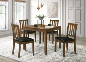Parkwood  Square Dining Table Set Charcoal
