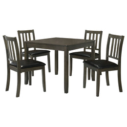 Parkwood  Square Dining Table Set Charcoal