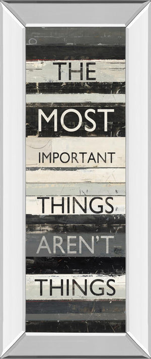 Mirrored Frame Zephry Quote Ii By Mike Schick 18X42 Mirror Frame Print