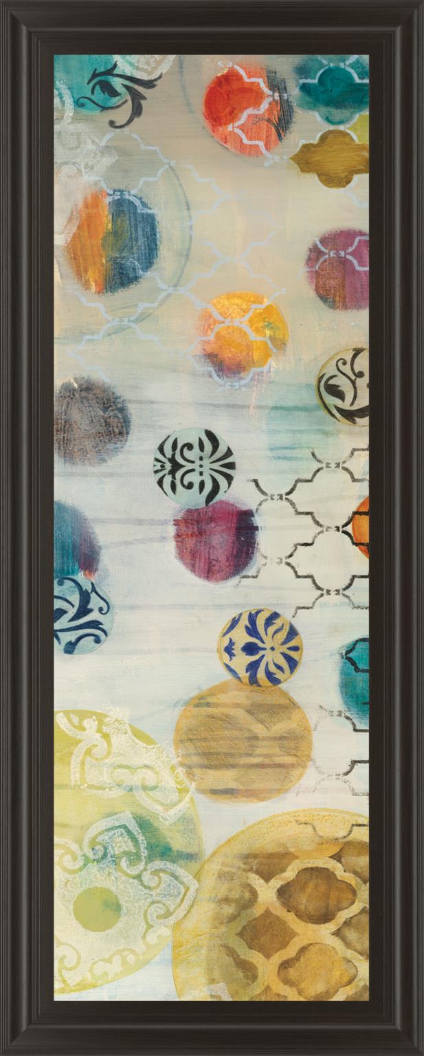 Casa Blanca Panel I By Jeni Lee 18X42 Framed Print