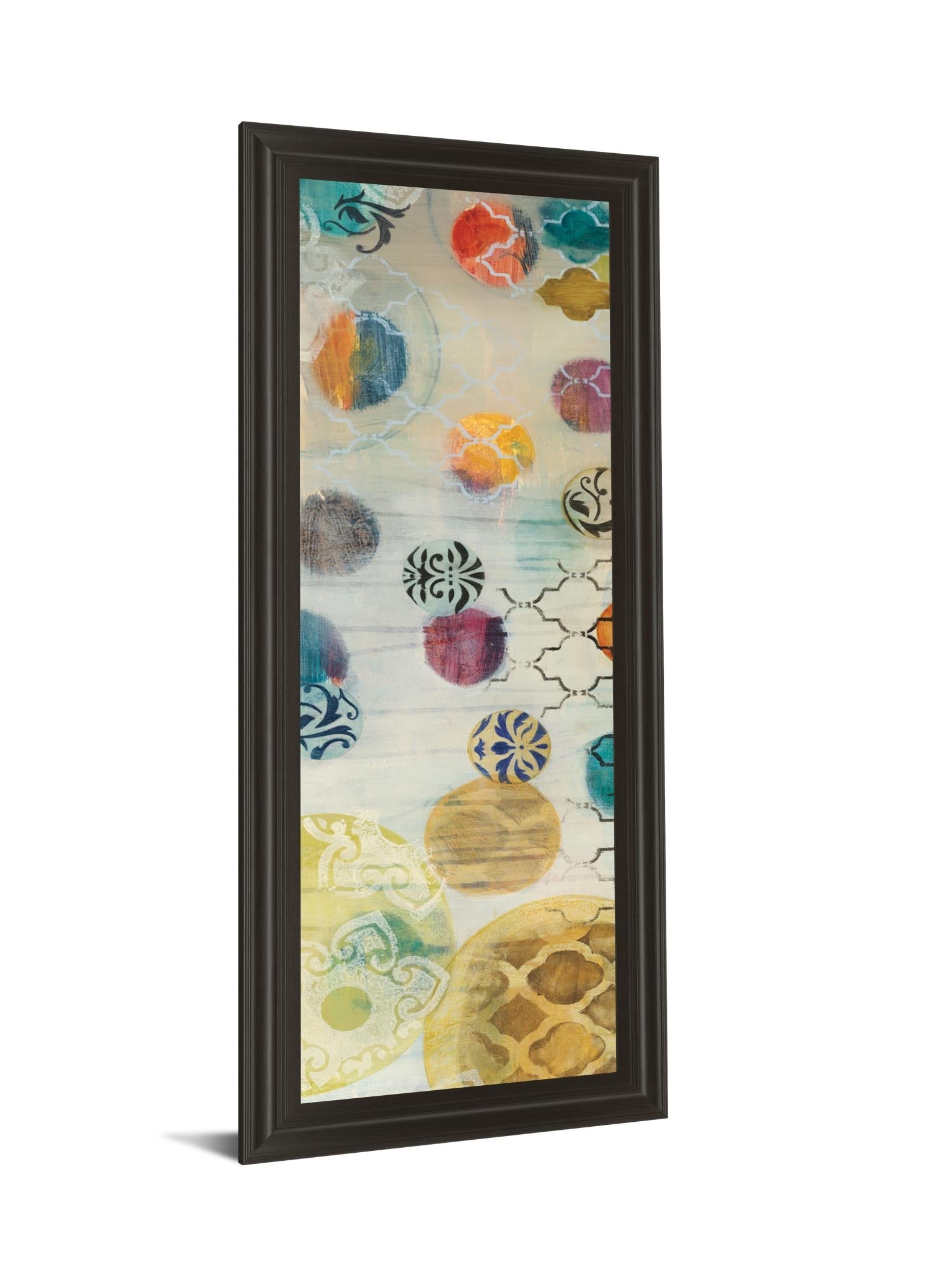 Casa Blanca Panel I By Jeni Lee 18X42 Framed Print