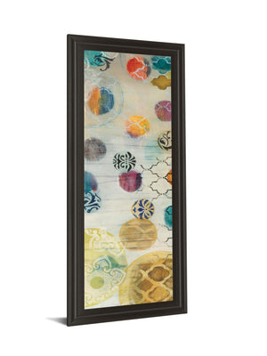 Casa Blanca Panel I By Jeni Lee 18X42 Framed Print