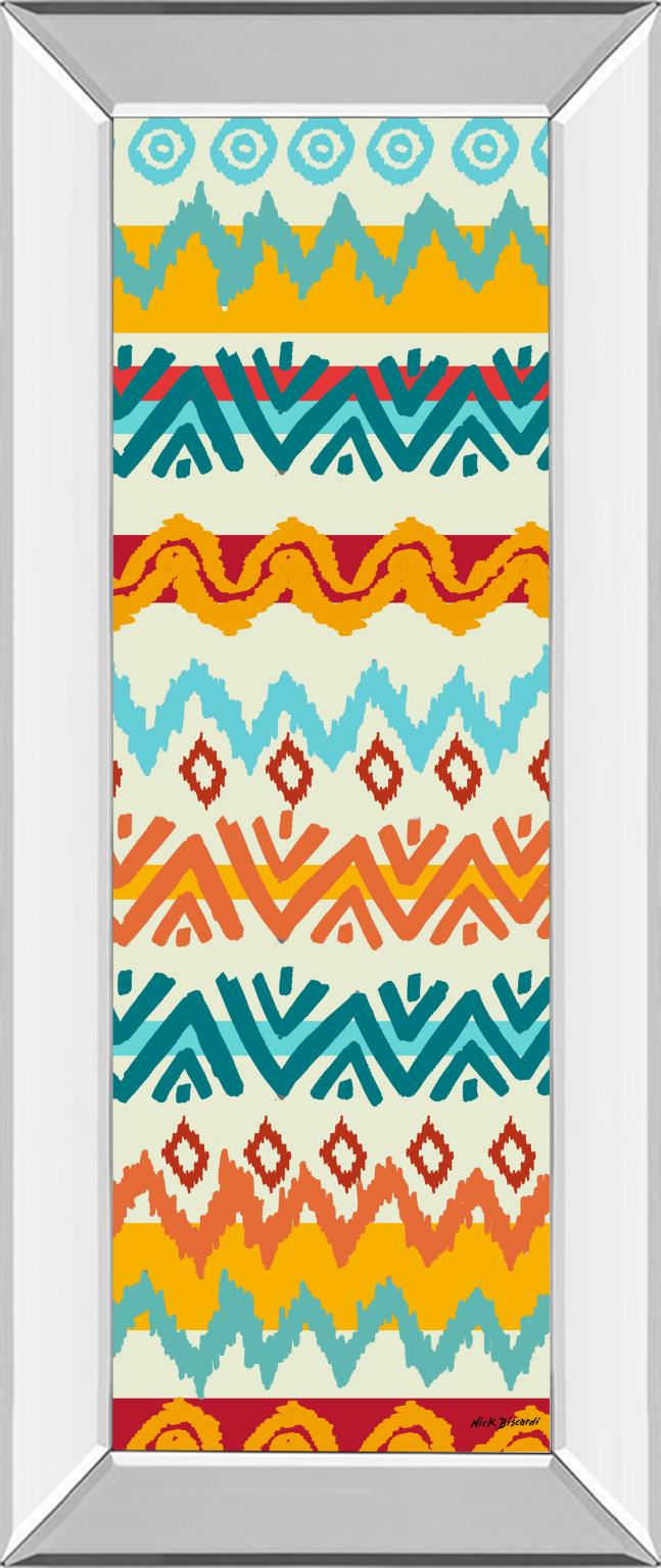 Mirrored Frame Navajo Mission Ii By Nicholas Biscardi 18X42 Mirror Frame Print