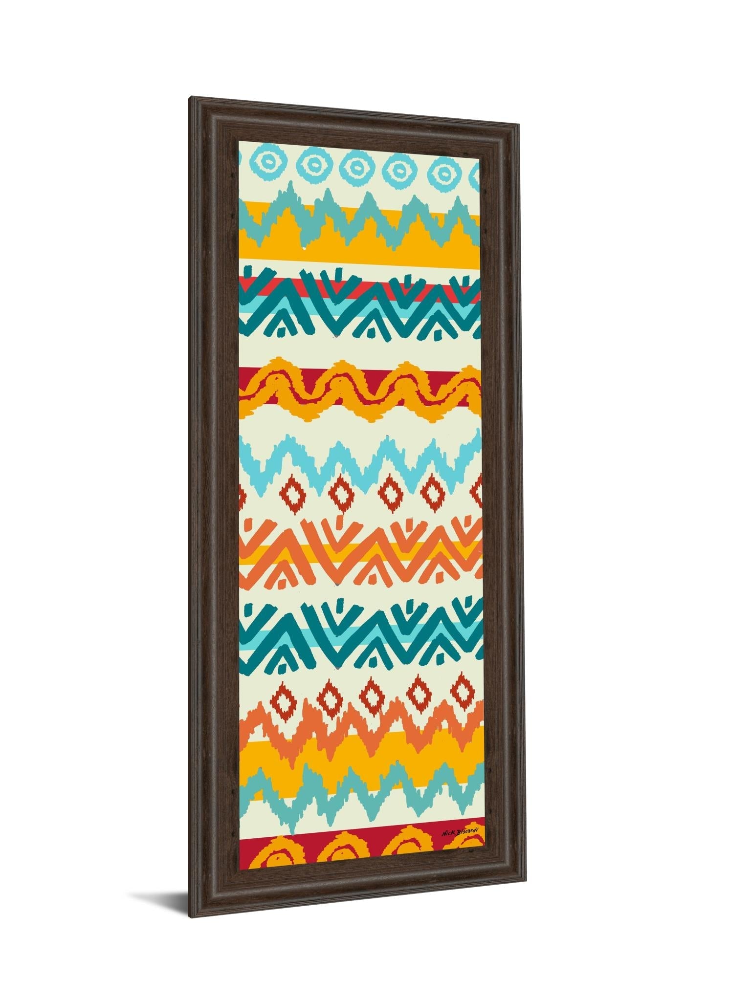 Navajo Mission Ii By Nicholas Biscardi 18X42 Framed Print