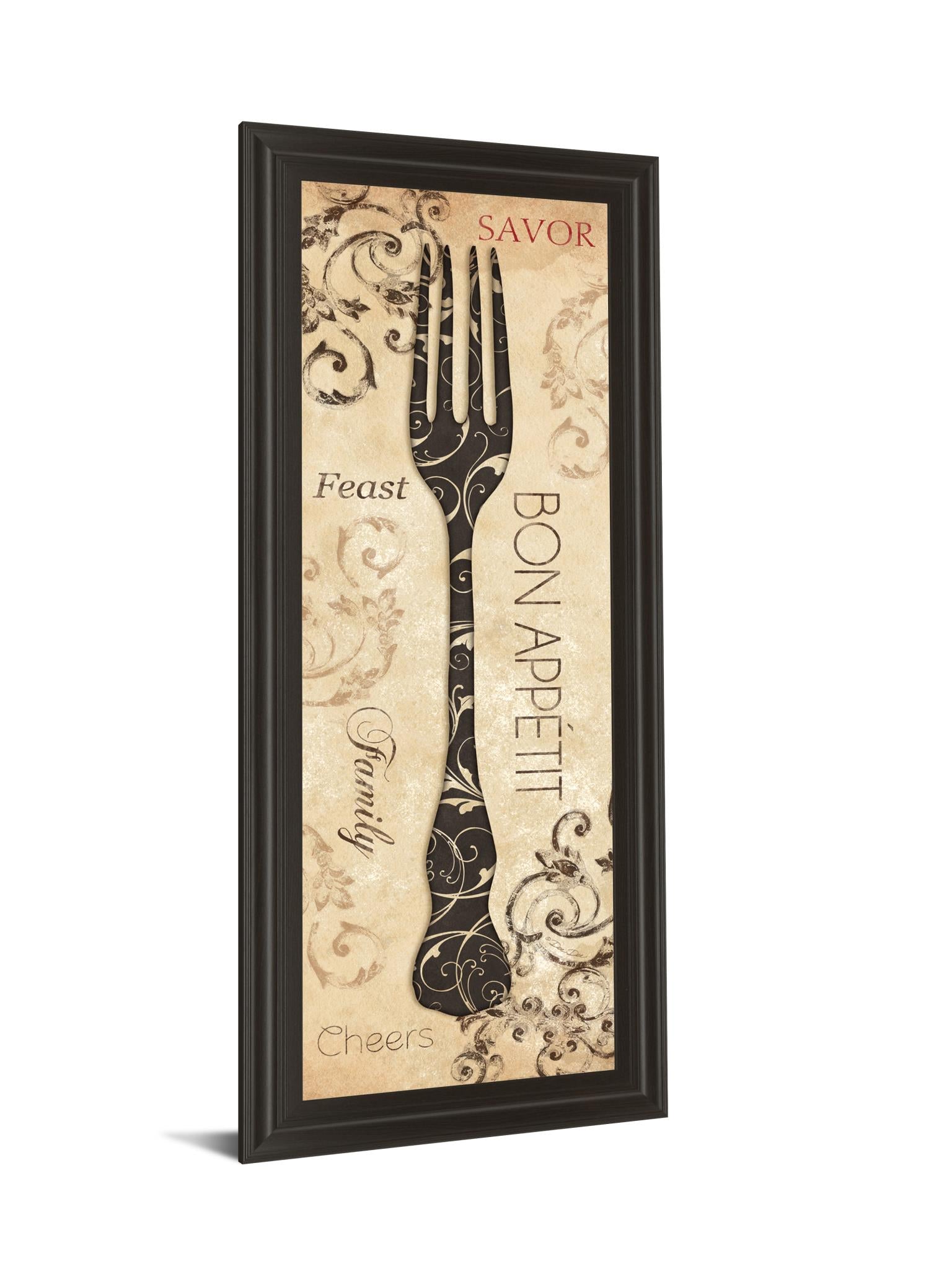Bon Appetite By Dee Dee 18X42 Framed Print