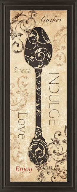 Indulge By Dee Dee 18X42 Framed Print