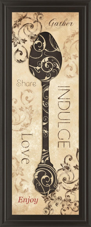 Indulge By Dee Dee 18X42 Framed Print